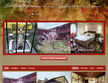 Tablet Screenshot of hotel-losrastrojos.com